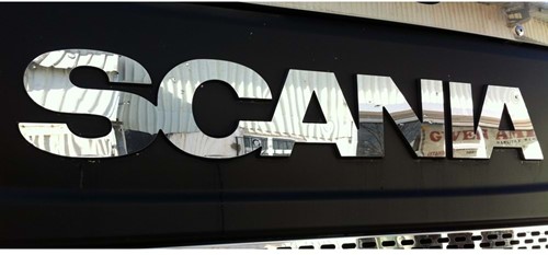 Stainless Steel Scania Letters