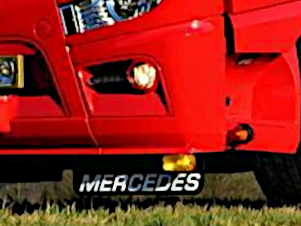 Set Edelstahl Halterungen für Schmutzfänger Mercedes Actros MP4