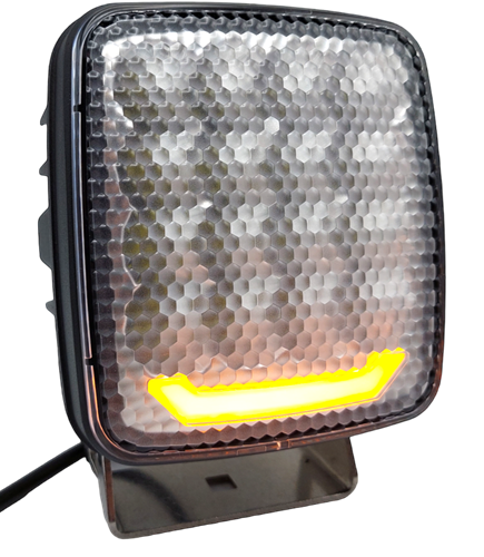 Ollson Silverback 80 watt LED work light with Orange position light, 5600 lumens