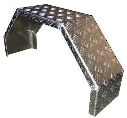 Aluminum mudguard - 750x200