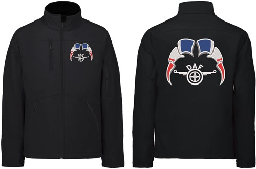 Softshell jacket DAF wings Emblem with flags France