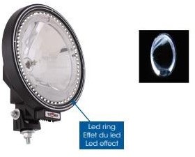 Spotlight 3227 clear glass with LED ring