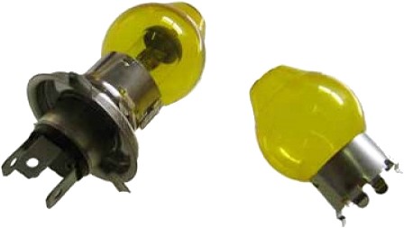 Light Bulb cover Yellow H4 Lamp