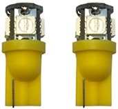 5er SMD LED, Glassockel T10 LEDW5W, orange