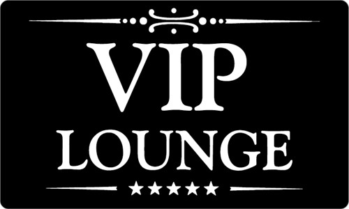 VIP-Lounge-Schild