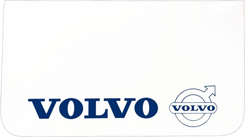 Set Volvo Mudflaps white - blue